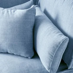 Metropolis Corner, washed cotton, ice blue