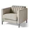 Miami Armchair, mouliné linen, fabulous flax