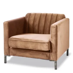 Miami Armchair, velvet caramel