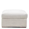 Miles Footstool Antique White