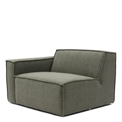 Modulaire Bank The Jagger, Zitelement Arm Links, Pale Green