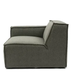 Modulaire Bank The Jagger, Zitelement Arm Links, Pale Green