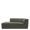 Modulaire Bank The Jagger, Chaise Longue Links, Pale Green