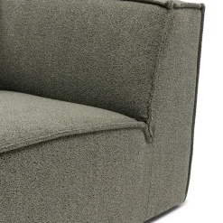 Modulaire Bank The Jagger, Chaise Longue Links, Pale Green