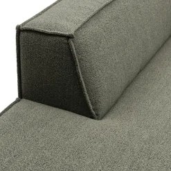 Modulaire Bank The Jagger, Chaise Longue Links, Pale Green