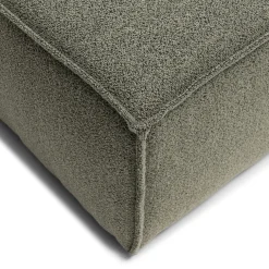 Modulaire Bank The Jagger, Chaise Longue Links, Pale Green