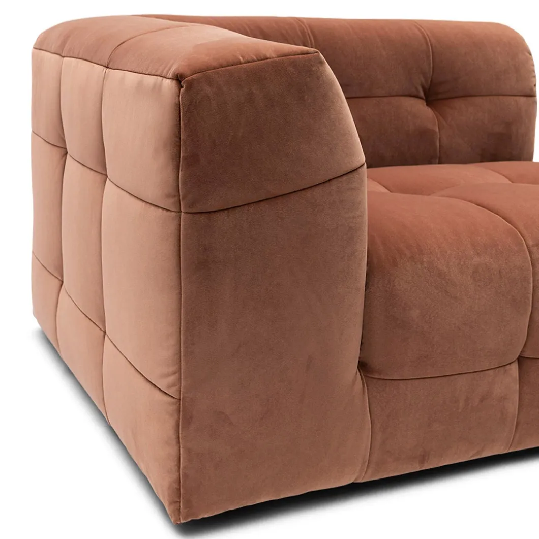 Modulaire Bank The Jones, Zitelement Arm Links, Magnolia