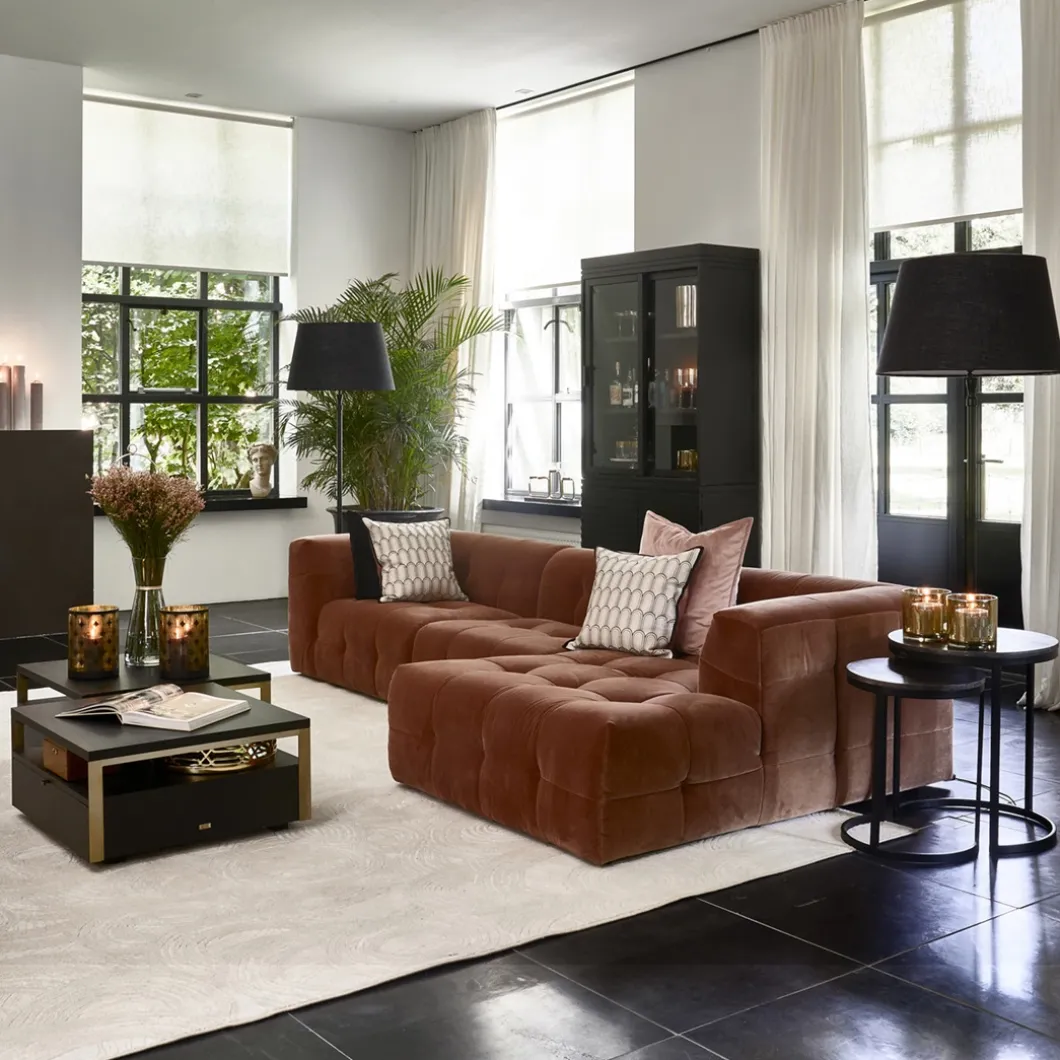 Modulaire Bank The Jones, Zitelement Arm Links, Magnolia