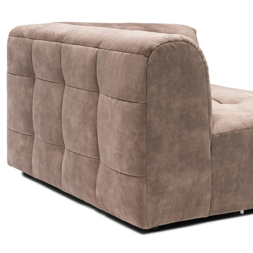 Modulaire Bank The Jones, Zitelement Arm Rechts, Caffe Latte