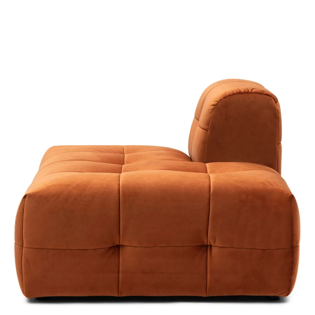 Modulaire Bank The Jones, Lounge-Element Rechts, Bombay Brown