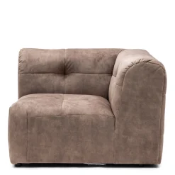 Modulaire Bank The Jones, Hoekelement Rechts, Caffe Latte