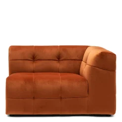 Modulaire Bank The Jones, Zitelement Arm Rechts, Bombay Brown