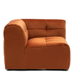 Modulaire Bank The Jones, Zitelement Arm Rechts, Bombay Brown