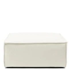Modulaire Bank Voetenbank The Jagger, Sparkling White, Copperfield Weave