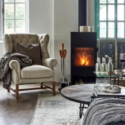 Oorfauteuil Franklin Park, Flax, Linnen