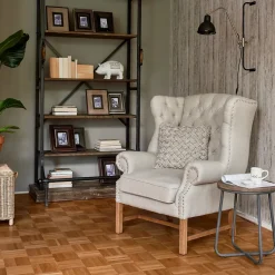 Oorfauteuil Franklin Park, Flax, Linnen