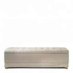 Opbergbank The Club Bench, Flax, Linnen