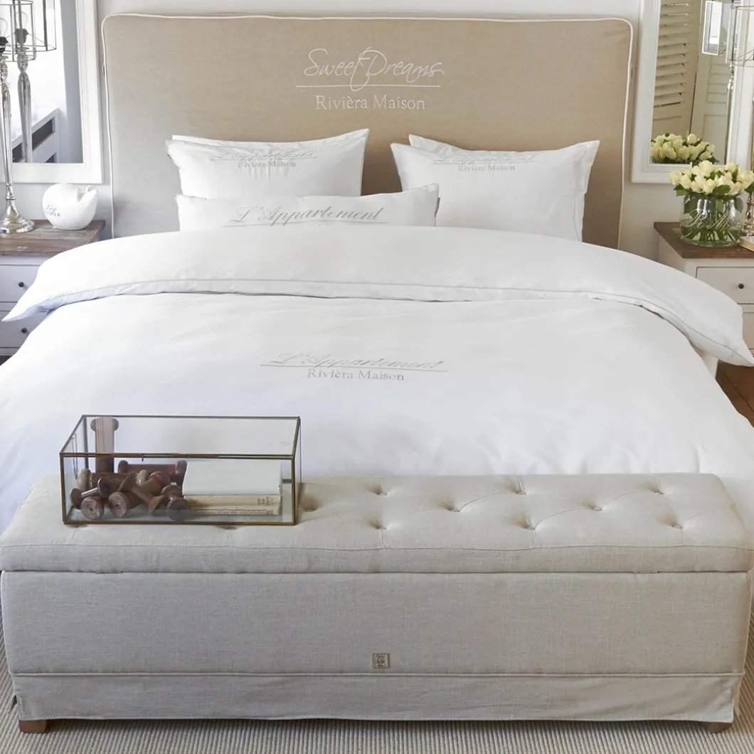 Opbergbank The Club Bench, Flax, Linnen