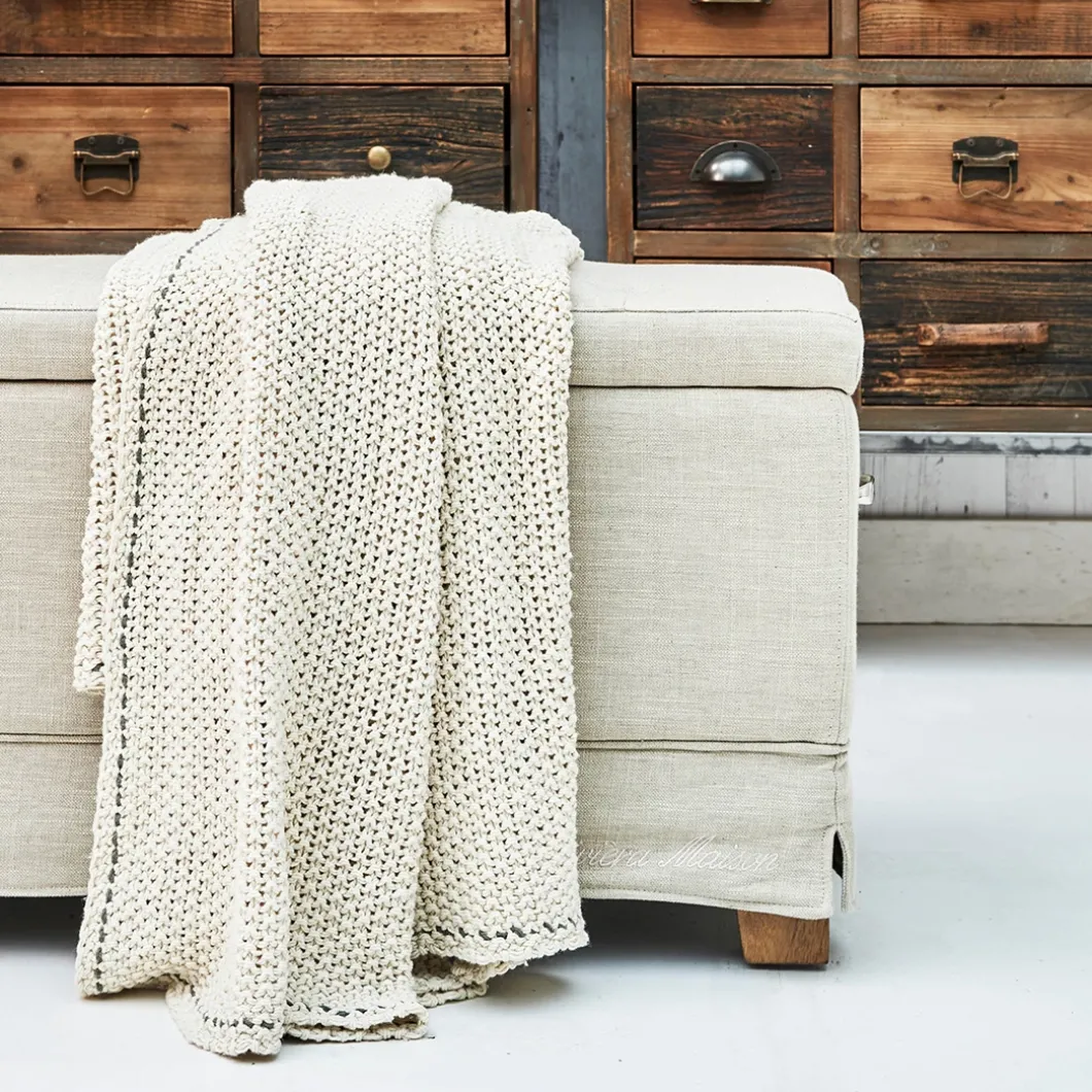 Opbergbank The Club Bench, Flax, Linnen