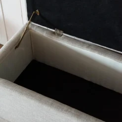 Opbergbank The Club Bench, Flax, Linnen