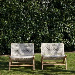 Outdoor Lounge Chair El Nido, Ecru