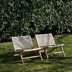 Outdoor Lounge Chair El Nido, Ecru