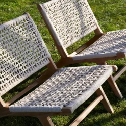 Outdoor Lounge Chair El Nido, Ecru