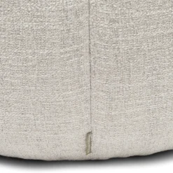 Poef Falcone, Antique White, Rich Tweed