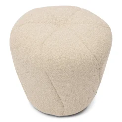 Poef Perruche, Natural Grey