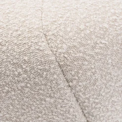 Poef Perruche, White Sand, Bouclé