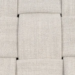 Poef Room 48 Metal Frame, Fabulous Flax, Mouliné Linnen