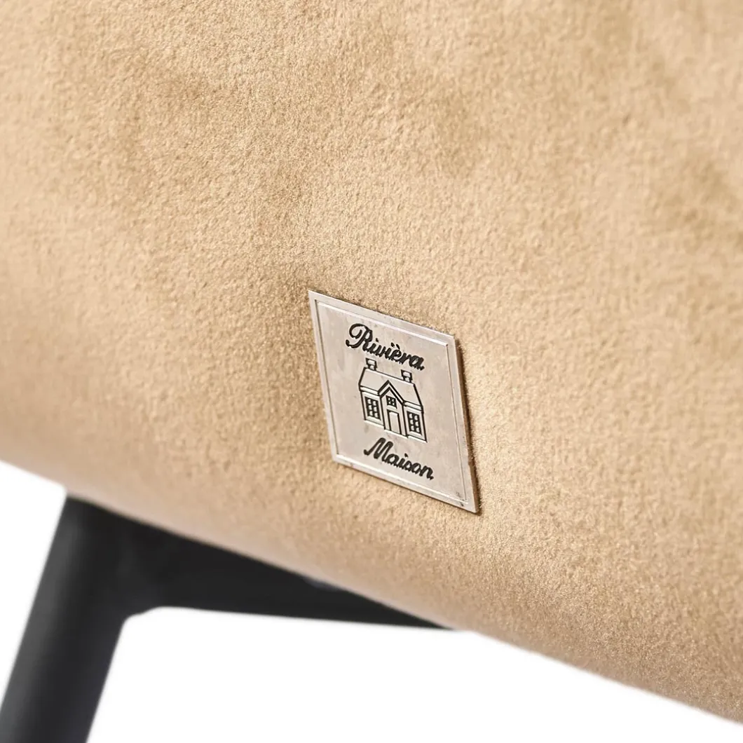 Rockefeller Dining Chair, velvet, midnight grey