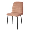 Rockefeller Dining Chair, velvet, blush