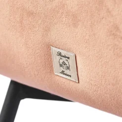 Rockefeller Dining Chair, velvet, blush