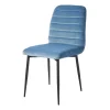 Rockefeller Dining Chair, velvet, ice blue