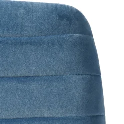 Rockefeller Dining Chair, velvet, ice blue