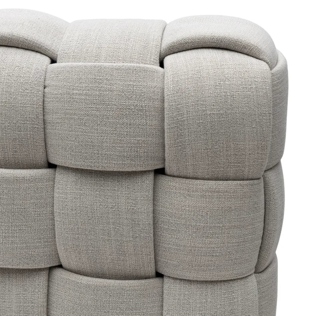 Room 48 Headboard, mouliné linen, fabulous flax