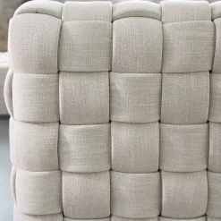 Room 48 Headboard, mouliné linen, fabulous flax