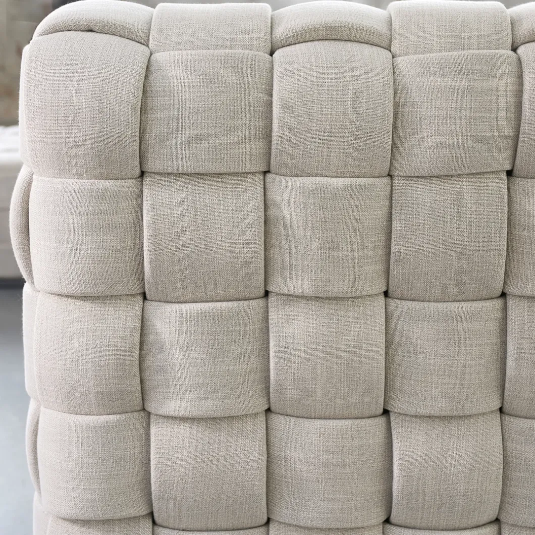 Room 48 Headboard, mouliné linen, fabulous flax