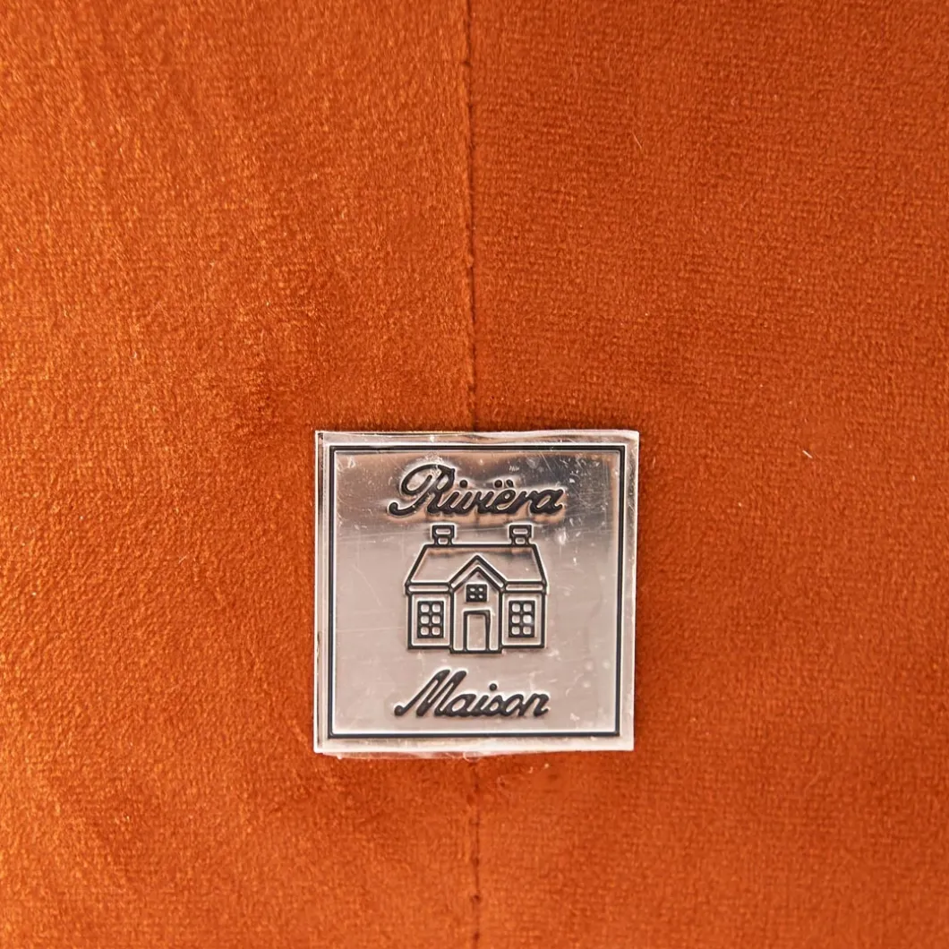 Rue Royale Armchair, velvet, pumpkin