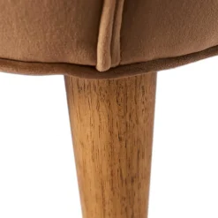 Rue Royale Armchair, velvet, caramel