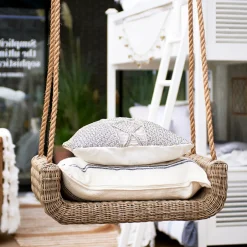 Rustic Rattan Outdoor Ibiza Swing