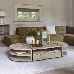 Salontafel Milan Parquet, Ø90