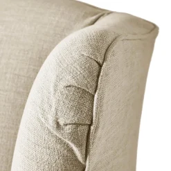 South Hampton Wing Chair, mouliné linen, fabulous flax