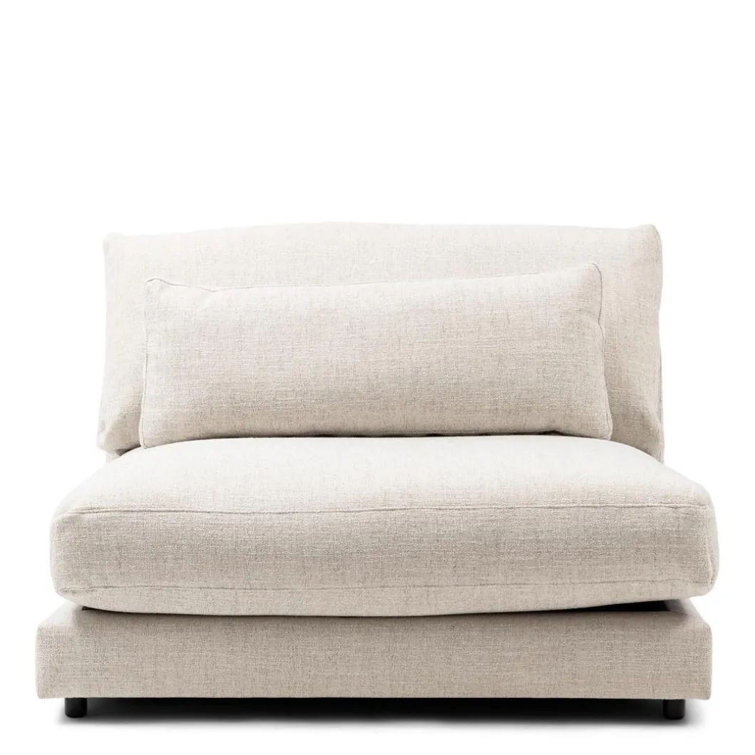 Stephen Center, rich tweed, antique white