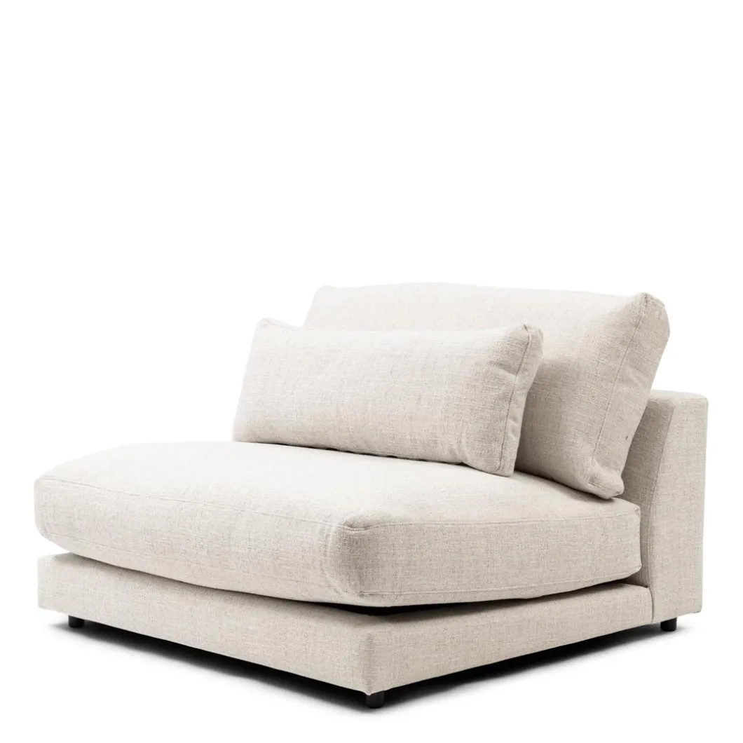 Stephen Center, rich tweed, antique white