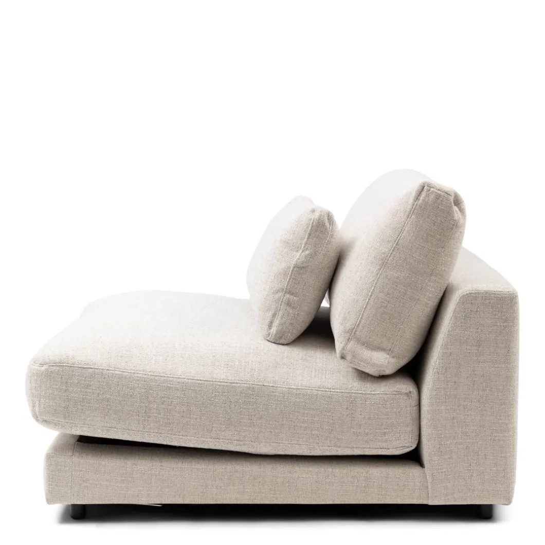 Stephen Center, rich tweed, antique white