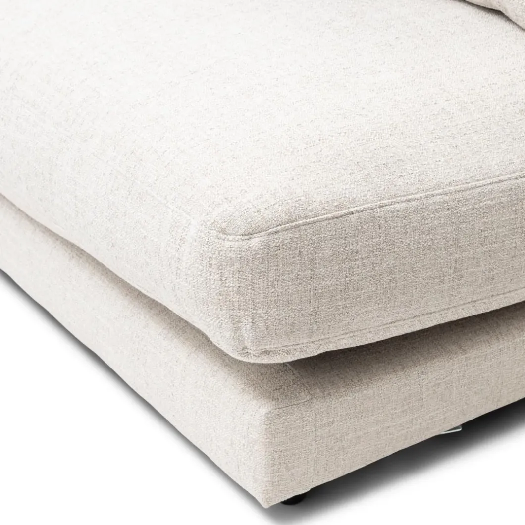 Stephen Center, rich tweed, antique white