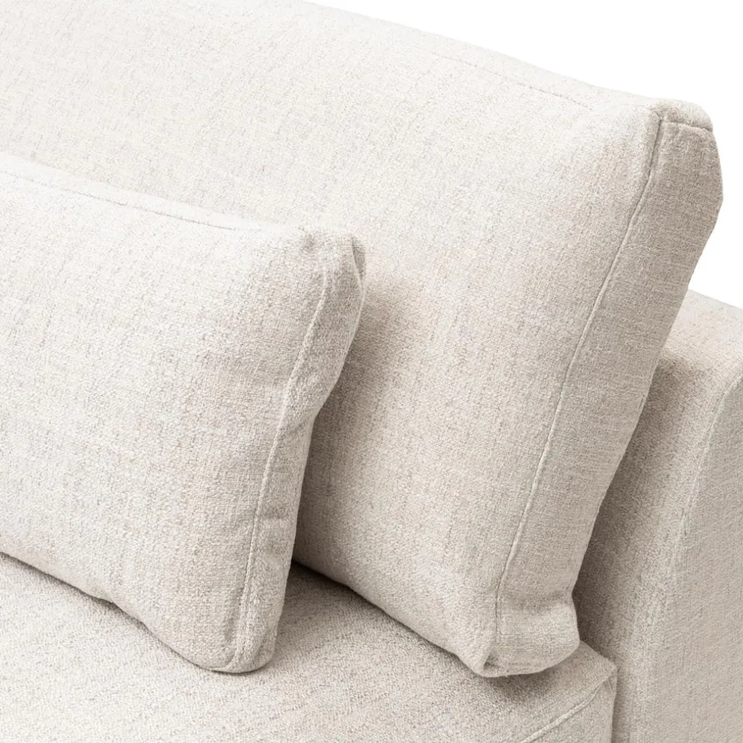 Stephen Center, rich tweed, antique white