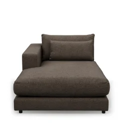 Stephen Chaise Longue Left, bouclé, hedgehog